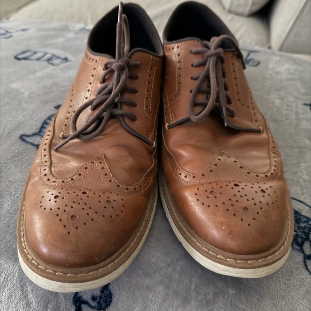 Cole Haan Oxford Morse Grand Wingtip Leather Men's Dress Shoes